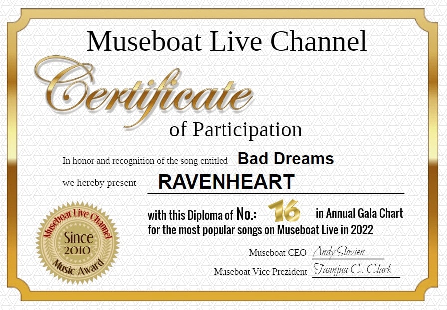 RAVENHEART on Museboat Live